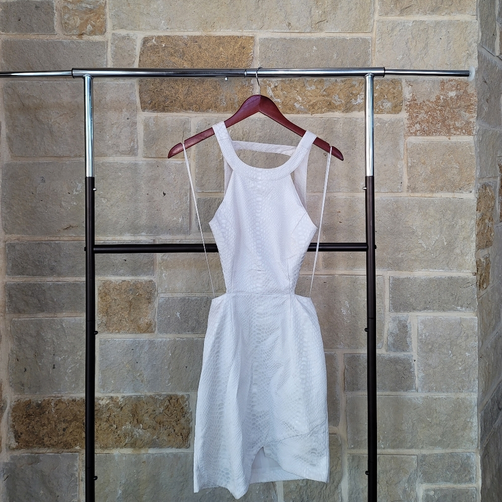 SOLD Stylestalker Backless White dress